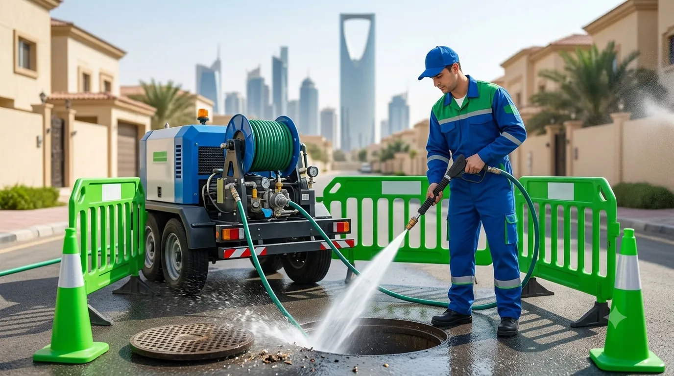تسليك مجاري بالضغط العالي في الرياض